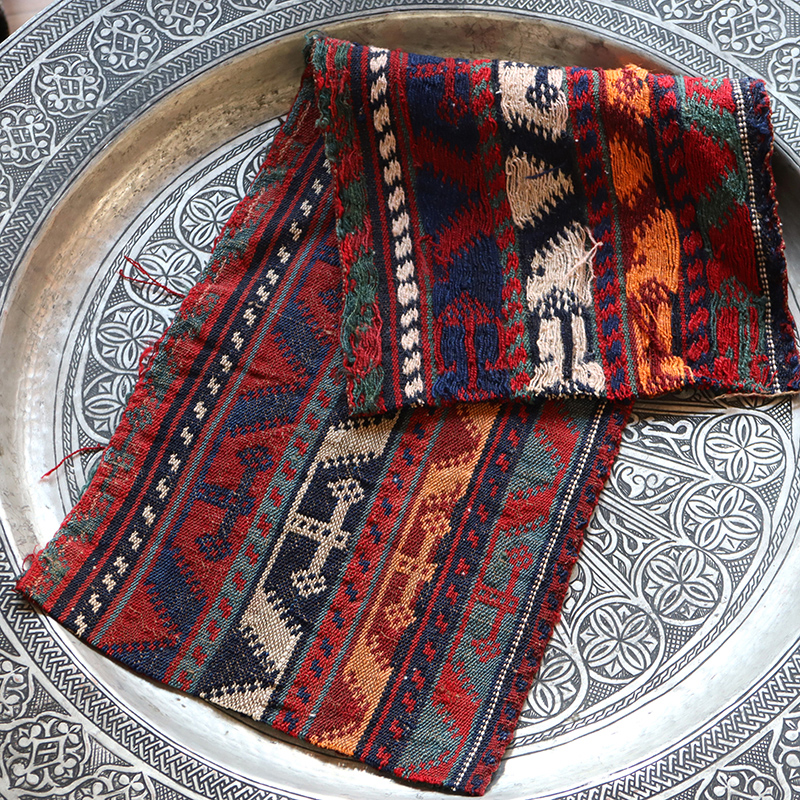 オールドキリム ガジャリ 57×23cm イランの古いテント布