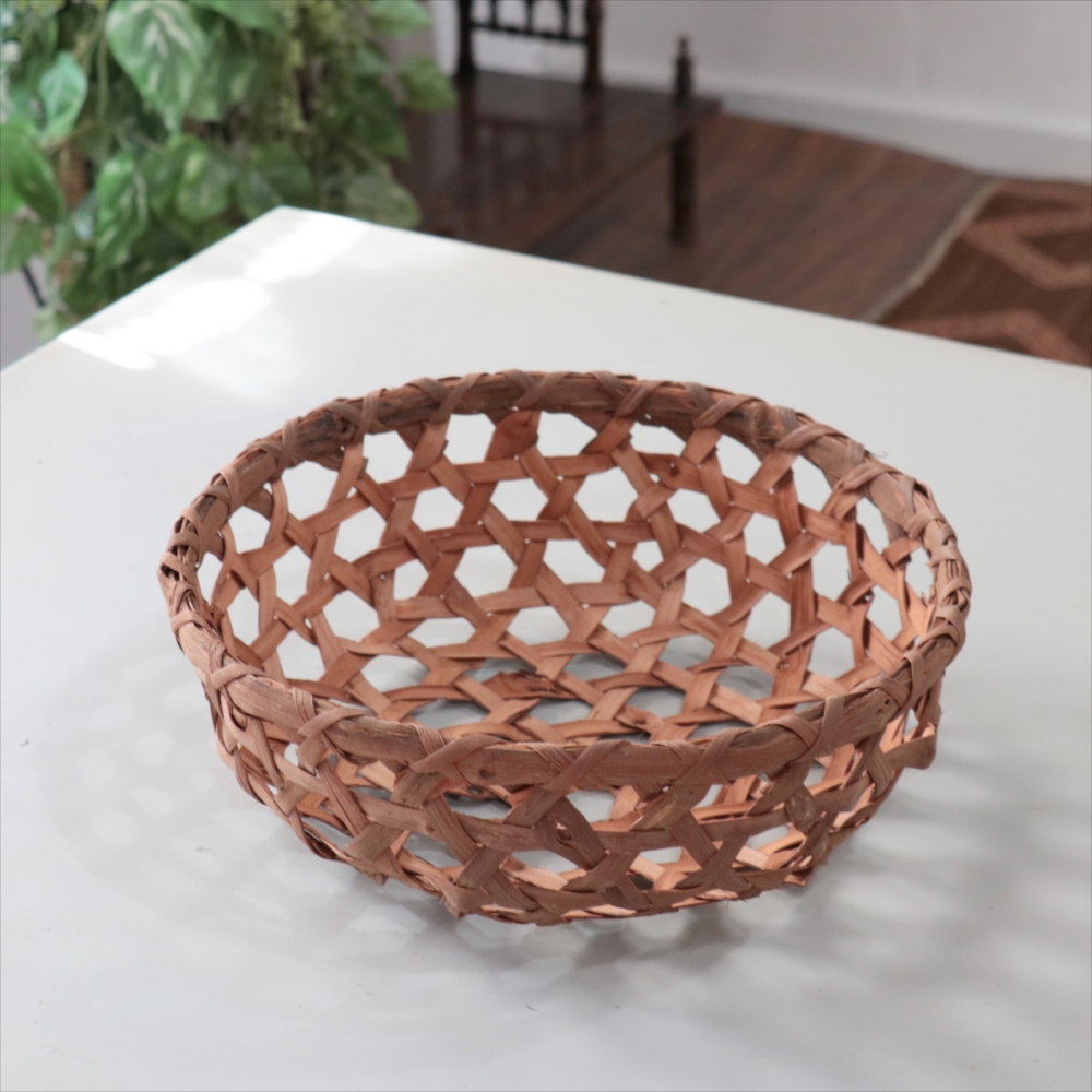 やまぶどう　盛りかご　直径36cm白皮　乱節　ざる