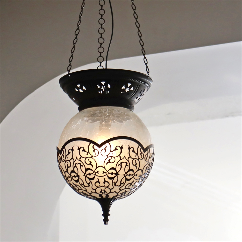 オットマンクラシック ガラスシェードランプ ペンダントライト ペンダントランプ 1灯 Ottoman Classic Traditional Turkish Lamp