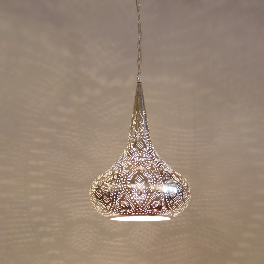モロッコランプ メタルシェード　ペンダントランプパゴダ形/Pagoda ロータス　Moroccan Metal shade Lamps