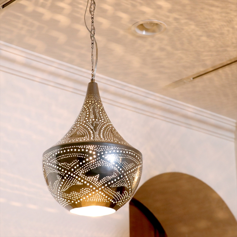 【10%OFF】モロッコランプ メタルシェード・ペンダントランプ タジン/Tajine/Moroccan Metal shade Lamps　E17