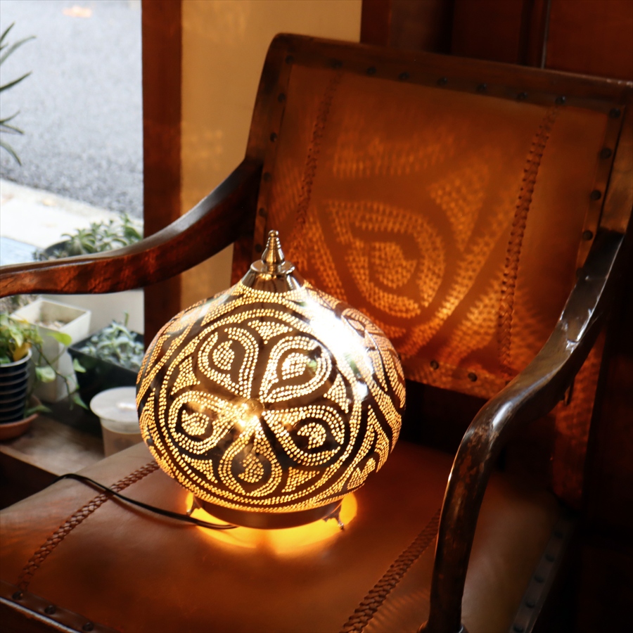 モロッコランプ テーブルランプ  Moroccan Lamps ソアン　フラワー　エジプト製