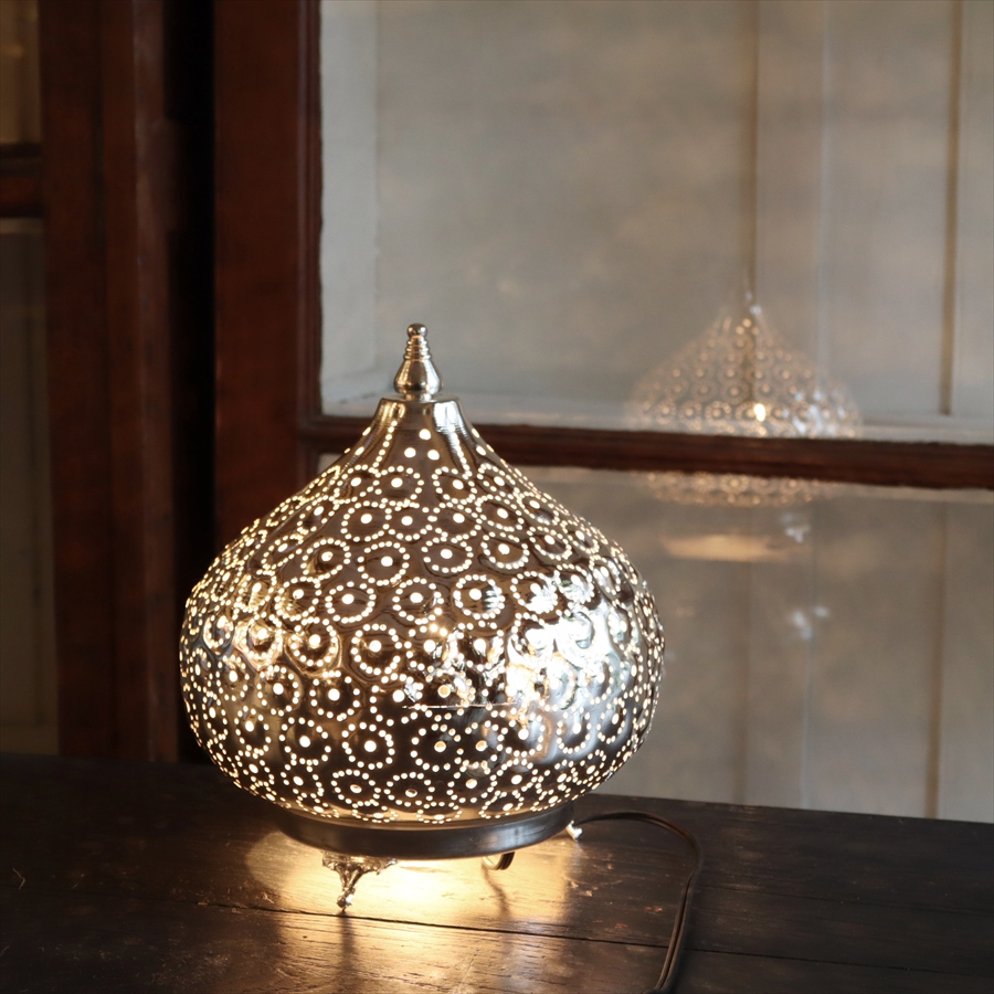 モロッコランプ テーブルランプ  Moroccan Lamps ソアン　玉ねぎ形　パイナップル　エジプト製