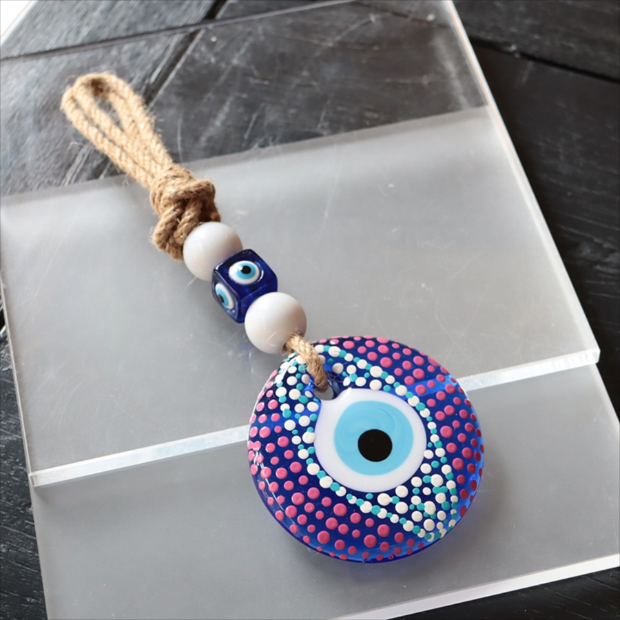 ナザルボンジュウ ハンドペイント 直径8cm　1点もの