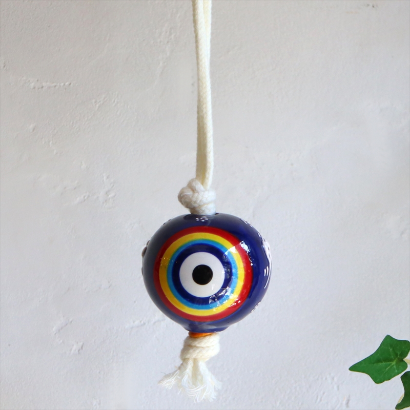 ナザルボンジュウ Nazar Boncug/Evel Eye・陶器の飾り玉6cmサイズ