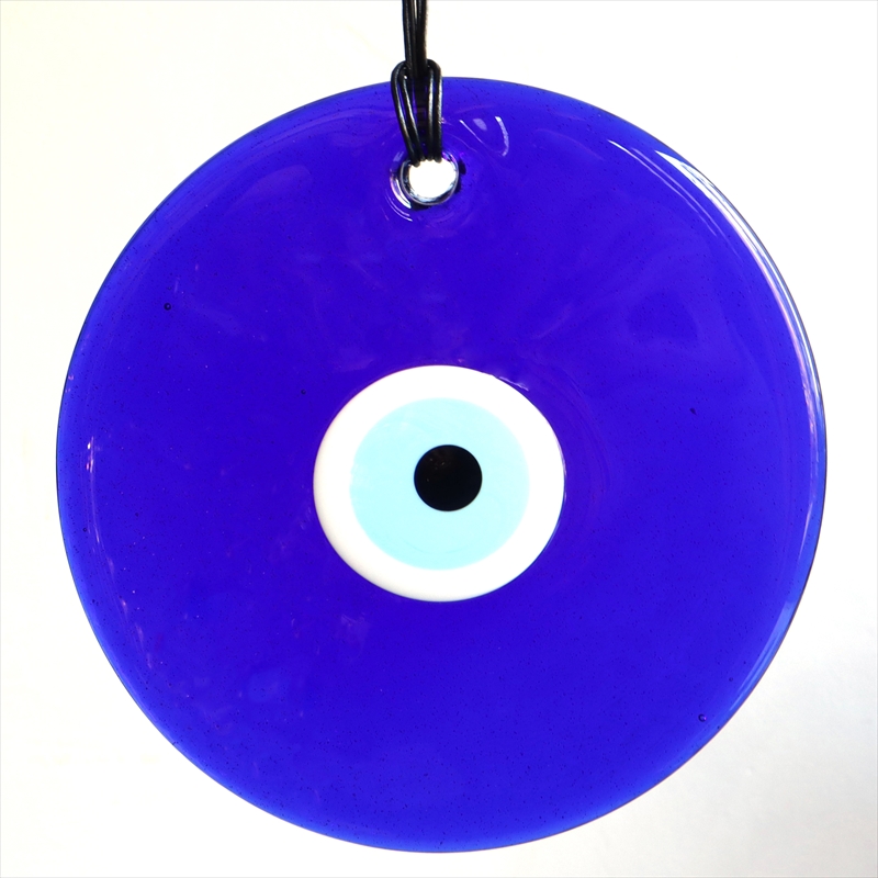 ナザルボンジュウ/ラージサイズ21.5cm壁飾り・青い目玉のお守りNazar Boncugu, Turkish Evil Eye Amulet