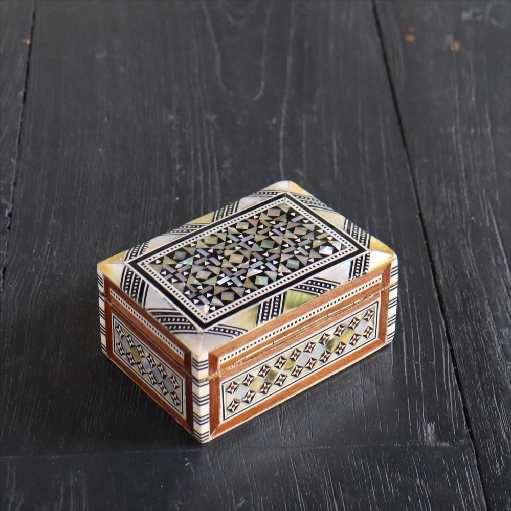 【15%OFF】Mother of Pearl エジプト螺鈿のジュエリーボックス