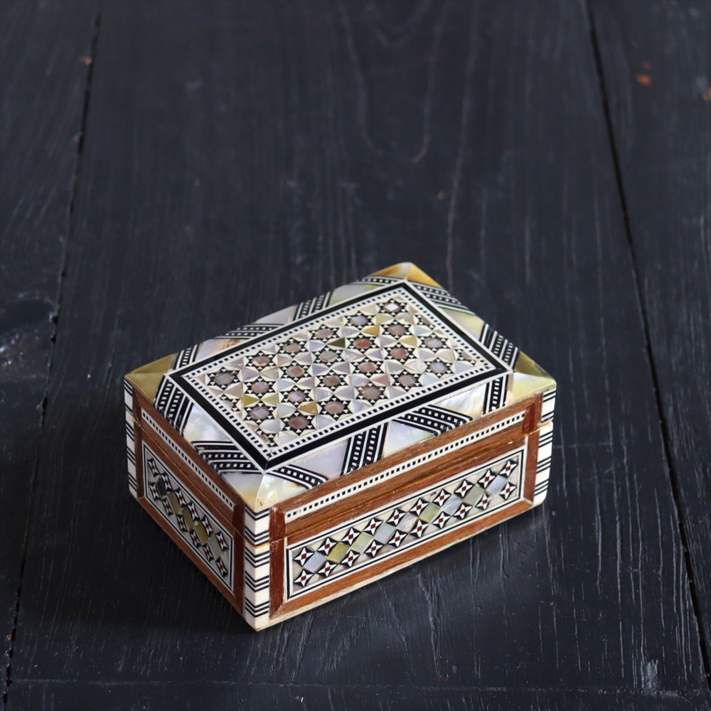 【15%OFF】Mother of Pearl エジプト螺鈿のジュエリーボックス