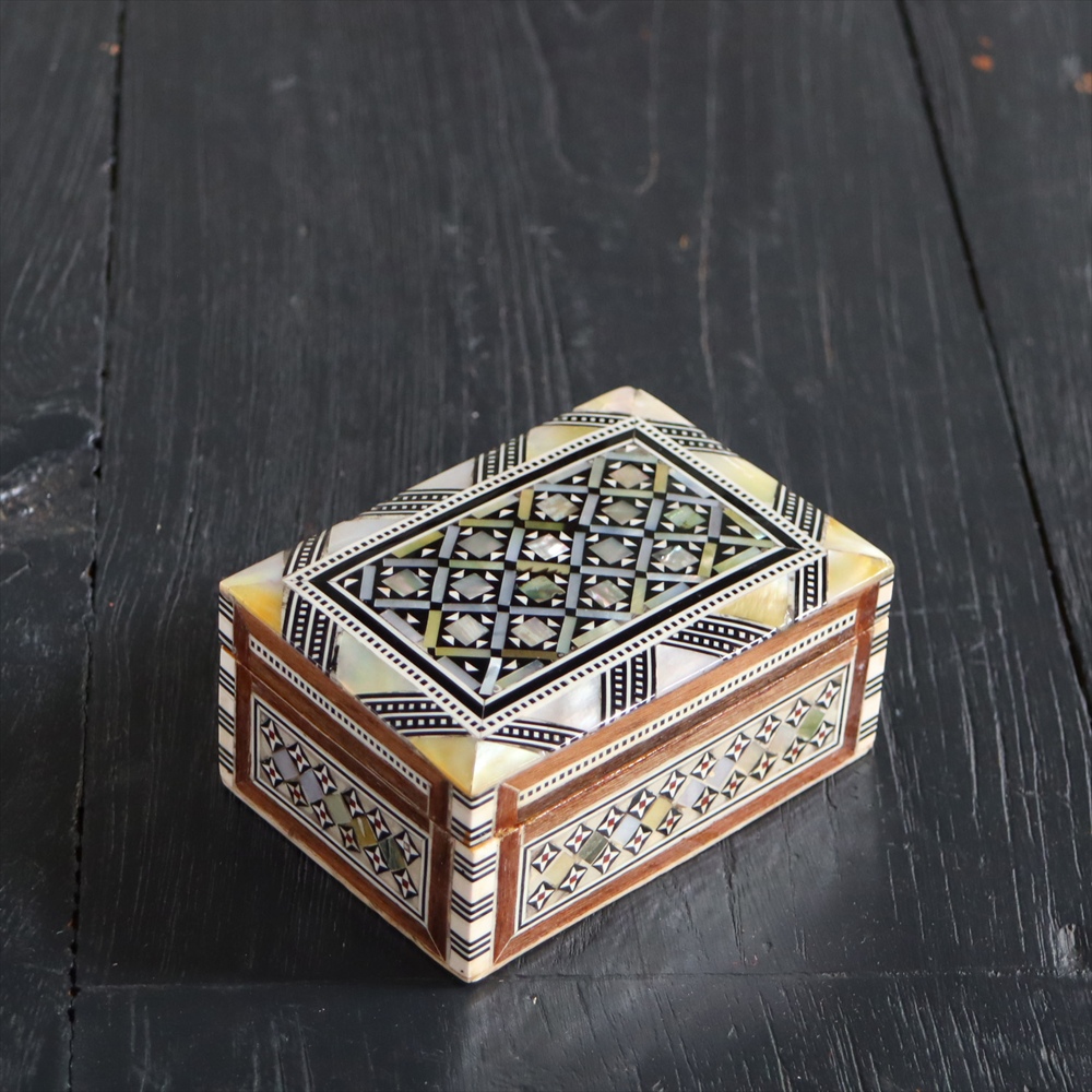 【15%OFF】Mother of Pearl エジプト螺鈿のジュエリーボックス