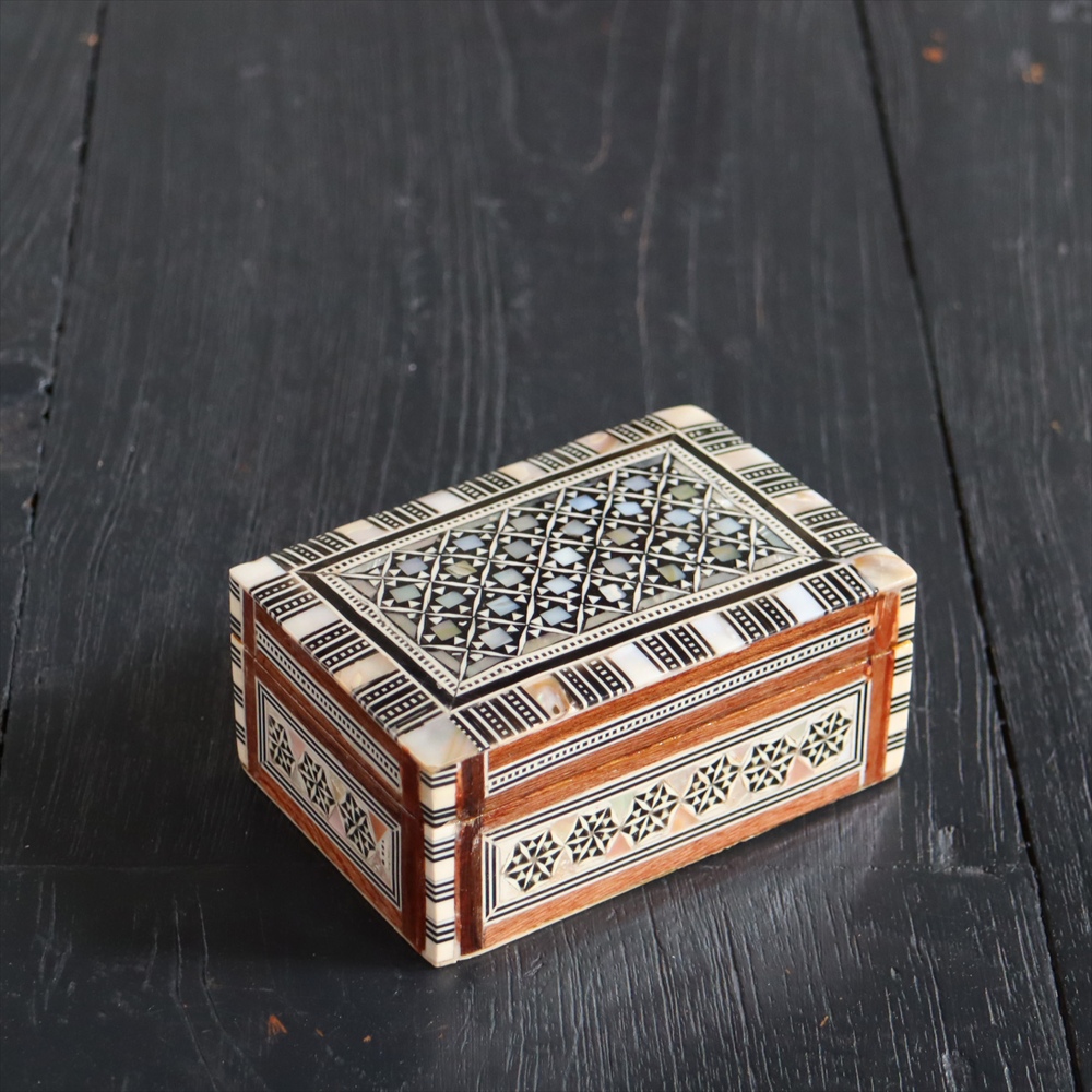 【15%OFF】Mother of Pearl エジプト螺鈿のジュエリーボックス