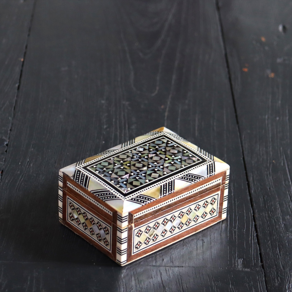 【15%OFF】Mother of Pearl エジプト螺鈿のジュエリーボックス