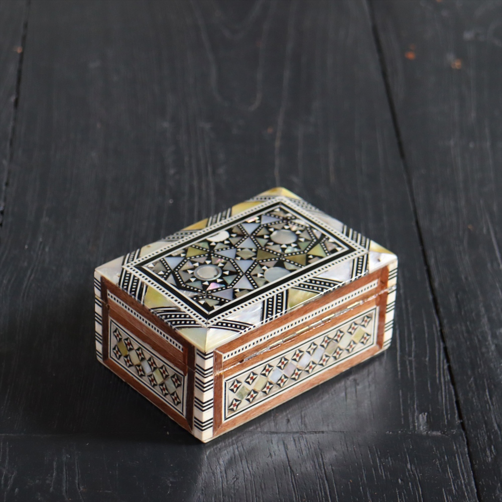 【15%OFF】Mother of Pearl エジプト螺鈿のジュエリーボックス