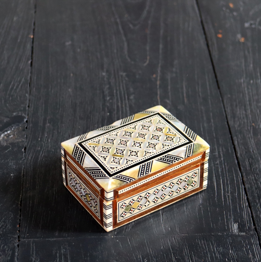 【15%OFF】Mother of Pearl エジプト螺鈿のジュエリーボックス