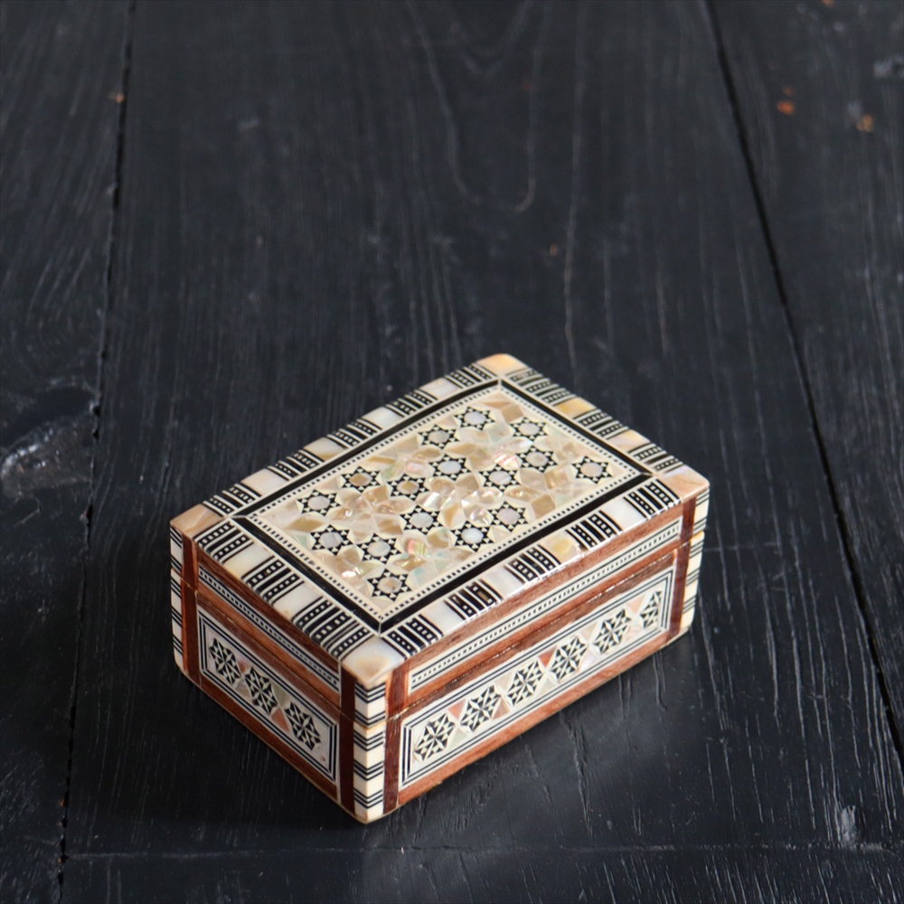 【15%OFF】Mother of Pearl エジプト螺鈿のジュエリーボックス