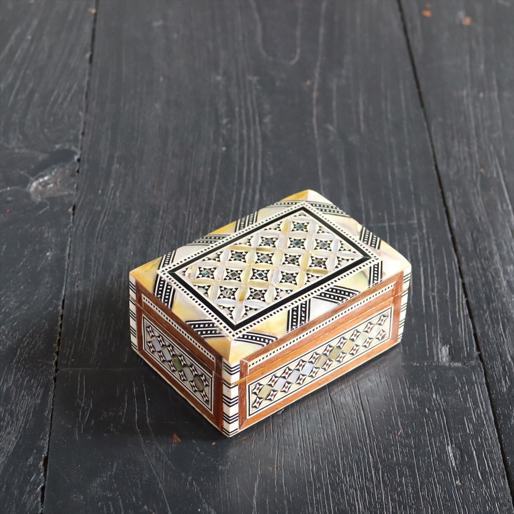 【15%OFF】Mother of Pearl エジプト螺鈿のジュエリーボックス