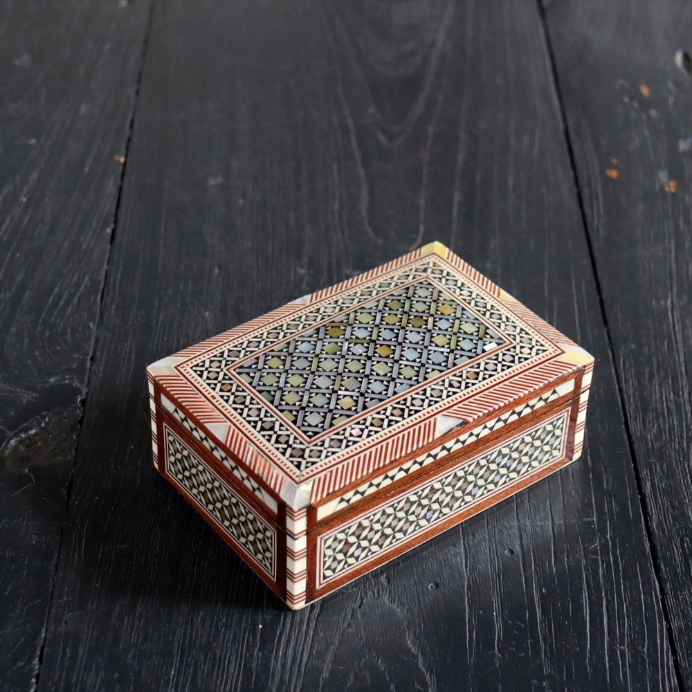 【15%OFF】Mother of Pearl エジプト螺鈿のジュエリーボックス