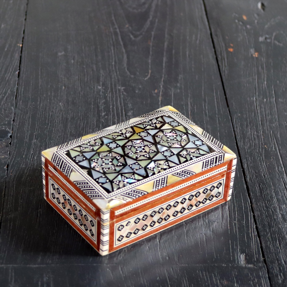 【15%OFF】Mother of Pearl エジプト螺鈿のジュエリーボックス