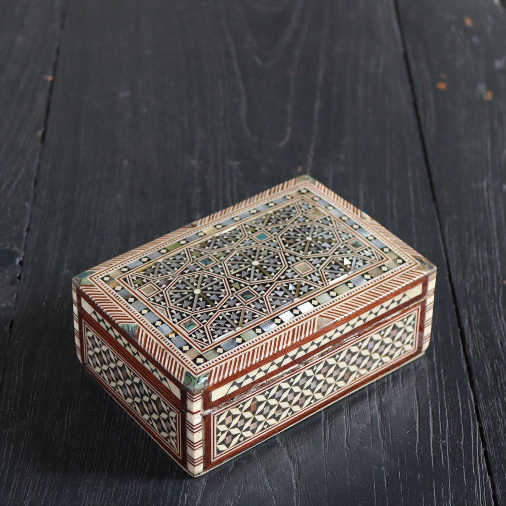 【15%OFF】Mother of Pearl エジプト螺鈿のジュエリーボックス