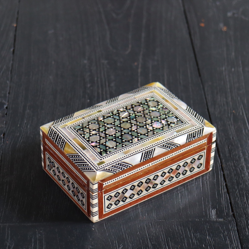 【15%OFF】Mother of Pearl エジプト螺鈿のジュエリーボックス