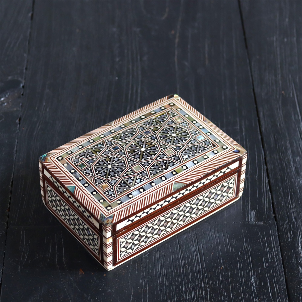 【15%OFF】Mother of Pearl エジプト螺鈿のジュエリーボックス