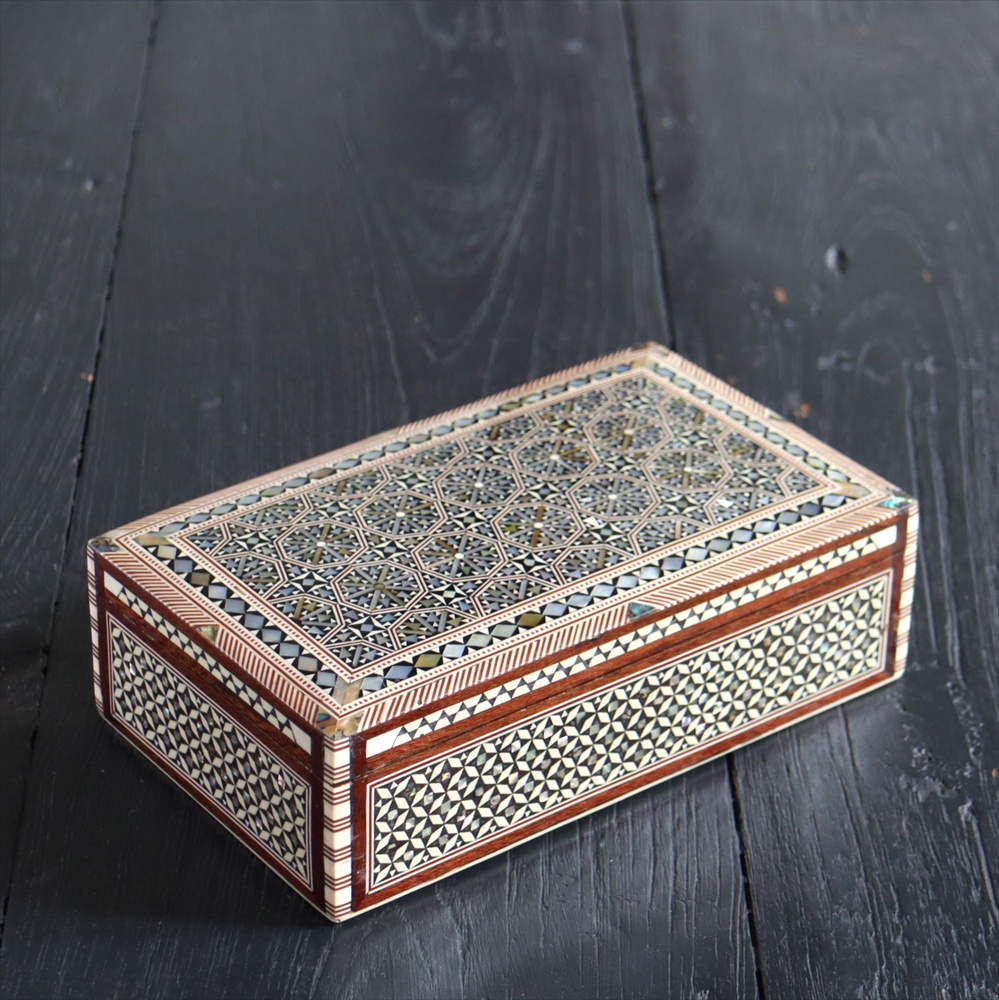 【15%OFF】Mother of Pearl エジプト螺鈿のジュエリーボックス