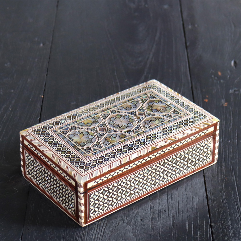 【15%OFF】Mother of Pearl エジプト螺鈿のジュエリーボックス