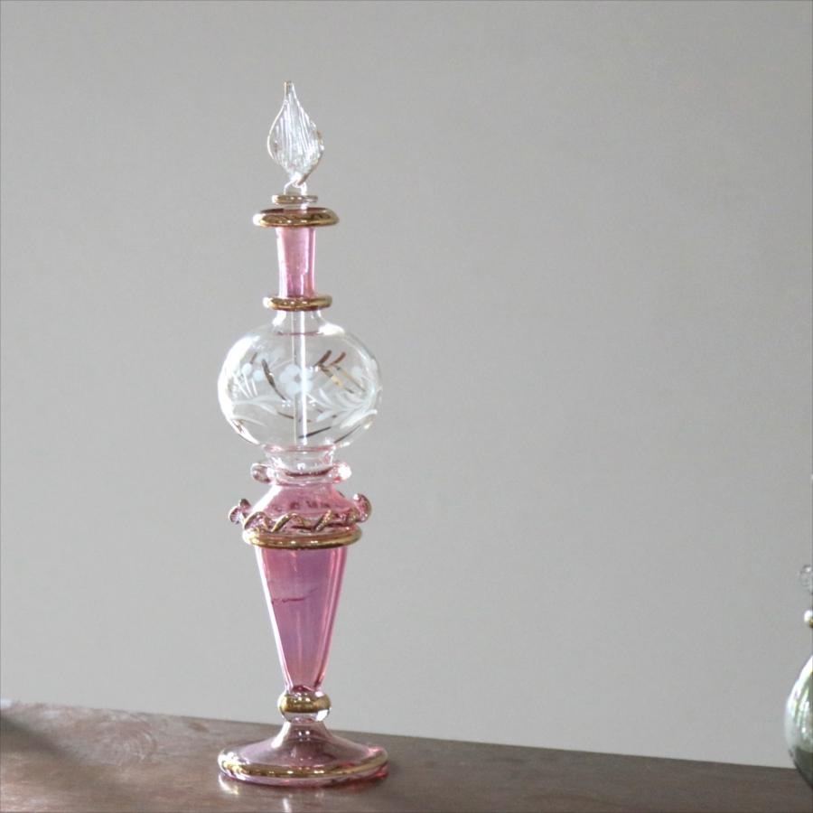 エジプト香水瓶 クレオパトラ トールサイズ　18cm ピンク