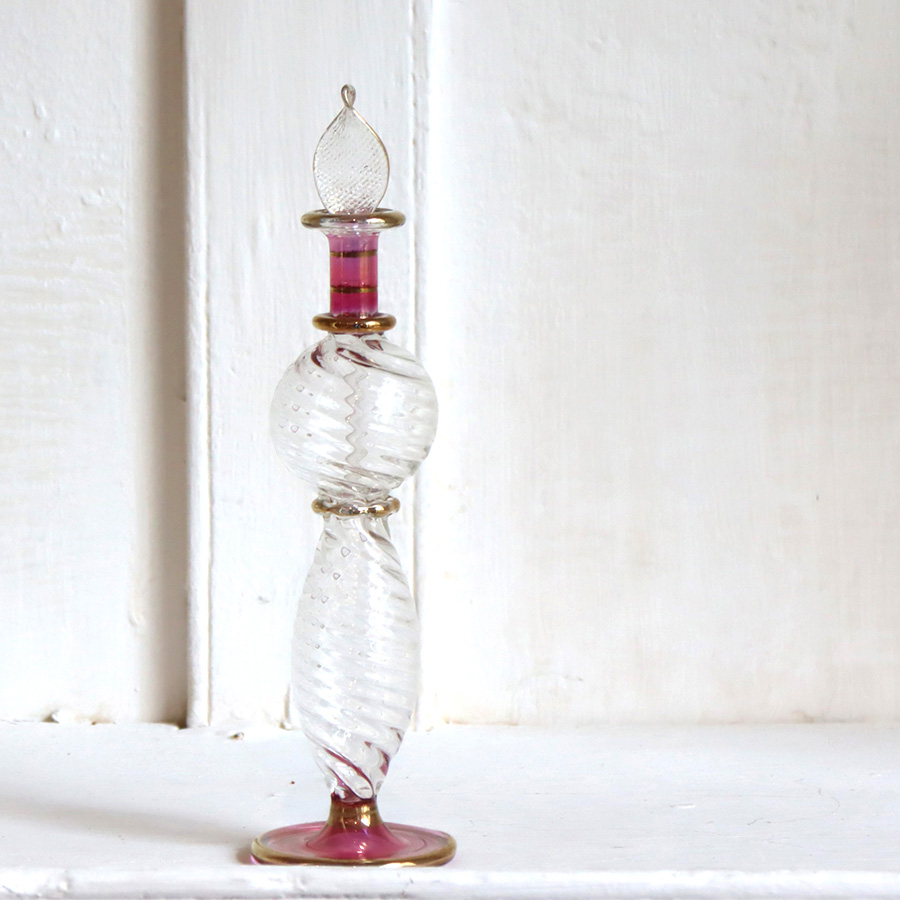 エジプト香水瓶　トールサイズ　クレオパトラ Egyptian Glass purfume bottle