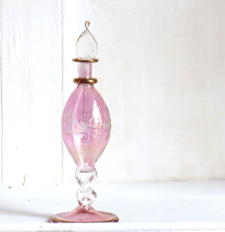 エジプト香水瓶　ミドルサイズ　クレオパトラ Egyptian Glass purfume bottle