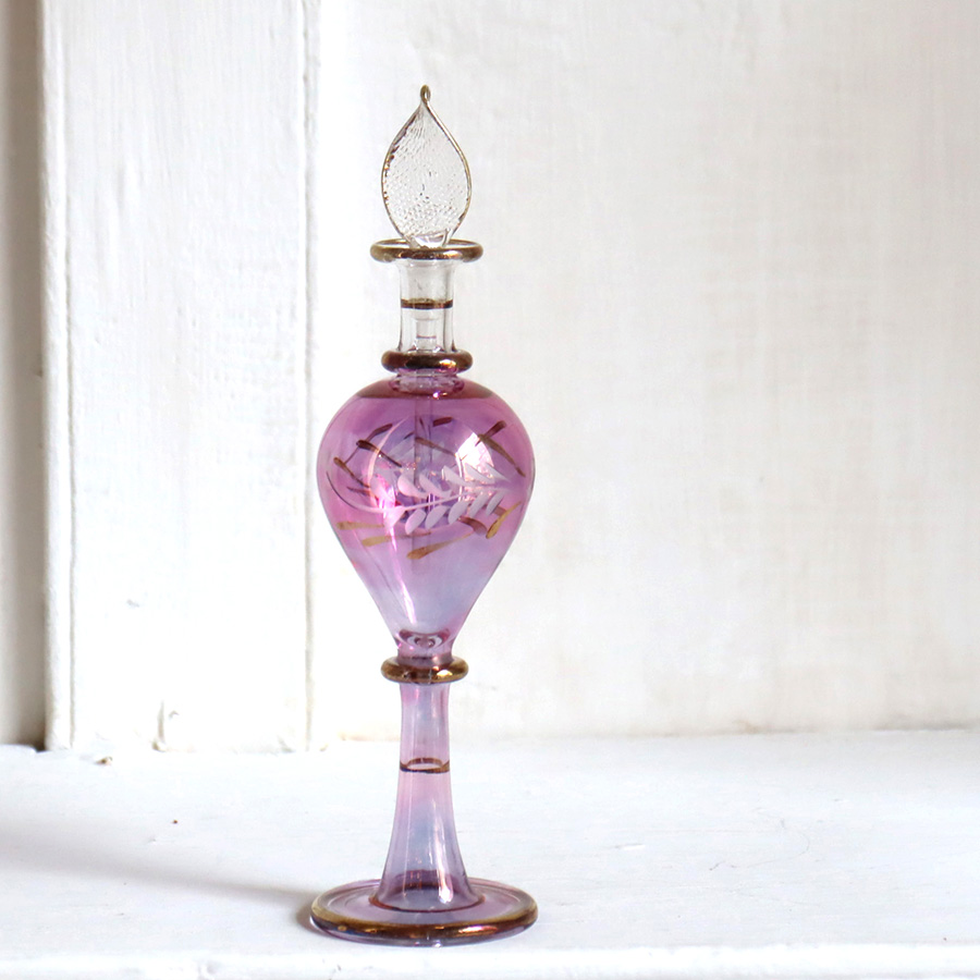 エジプト香水瓶　ミドルサイズ　クレオパトラ Egyptian Glass purfume bottle