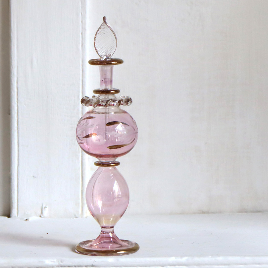 エジプト香水瓶　ミドルサイズ　クレオパトラ Egyptian Glass purfume bottle