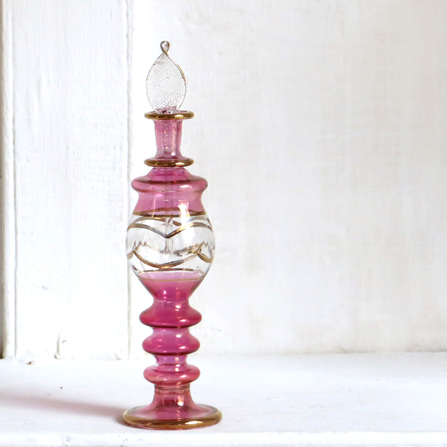 エジプト香水瓶　ミドルサイズ　クレオパトラ Egyptian Glass purfume bottle