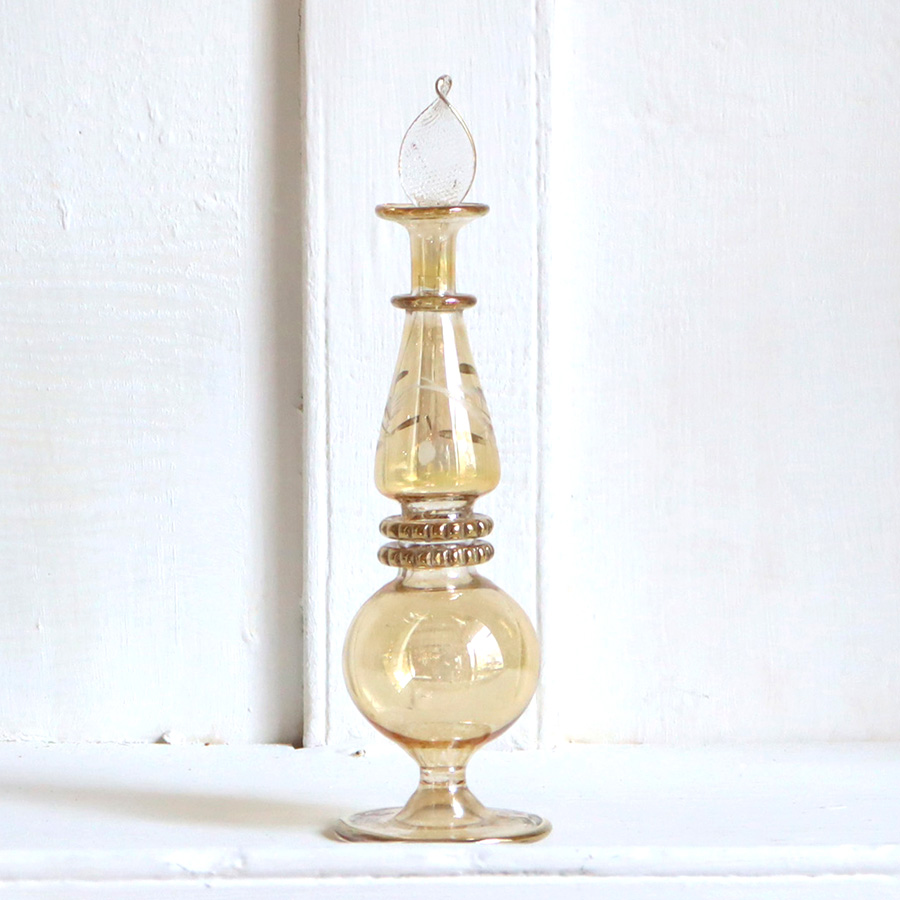 エジプト香水瓶　ミドルサイズ　クレオパトラ Egyptian Glass purfume bottle