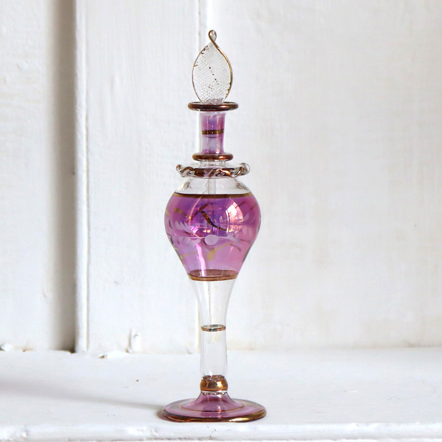 エジプト香水瓶　ミドルサイズ　クレオパトラ Egyptian Glass purfume bottle