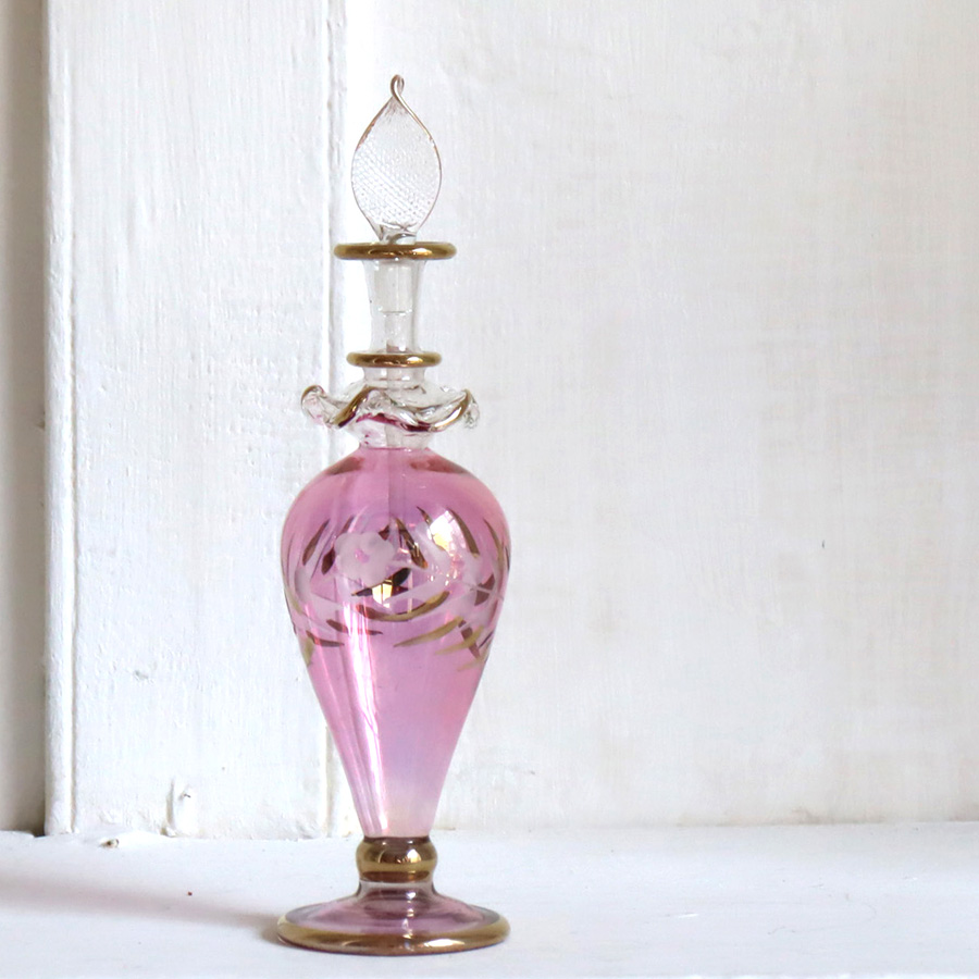 エジプト香水瓶　ミドルサイズ　クレオパトラ Egyptian Glass purfume bottle