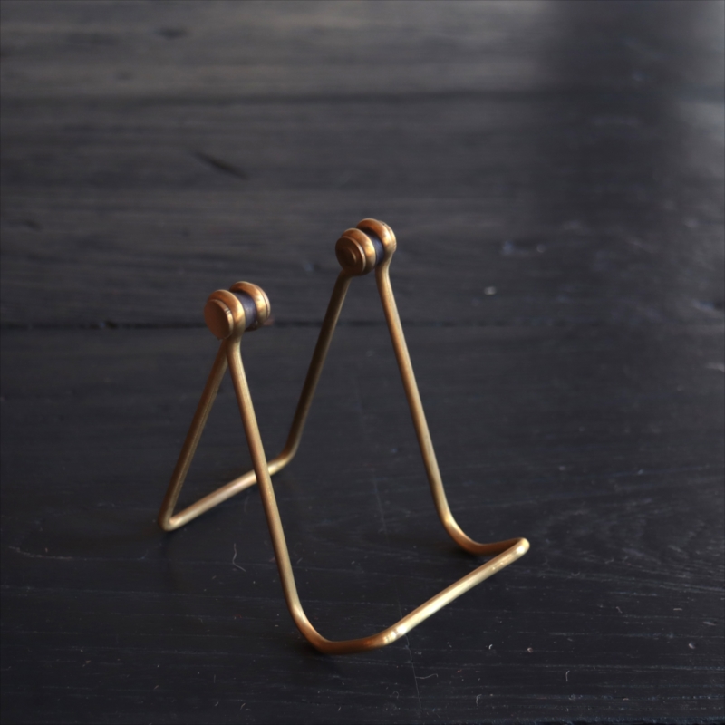 BRASS ミニイーゼル Sフォールディング 折りたたみ　カードスタンド