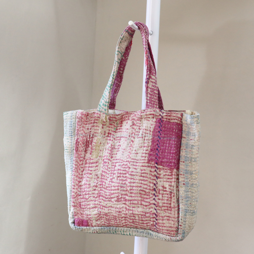 ヴィンテージカンタ　トートバッグ　現品マチ付き　一点もの　カンタ刺繍　A4サイズが入る