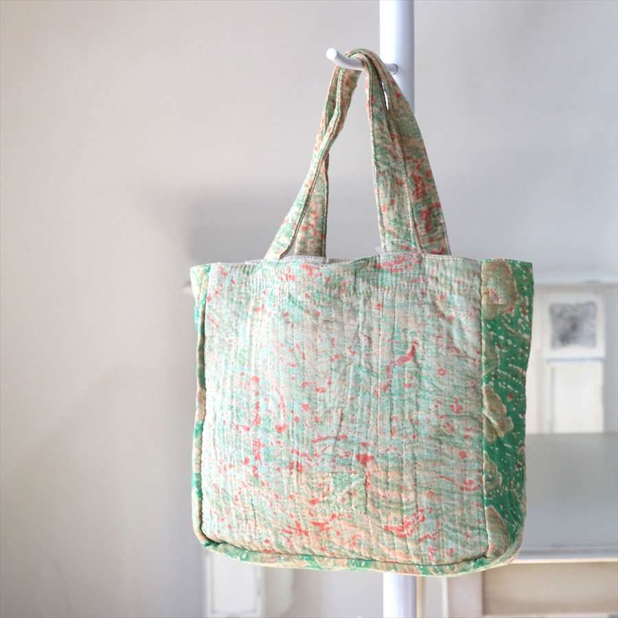 ヴィンテージカンタ　トートバッグ　現品マチ付き　一点もの　カンタ刺繍