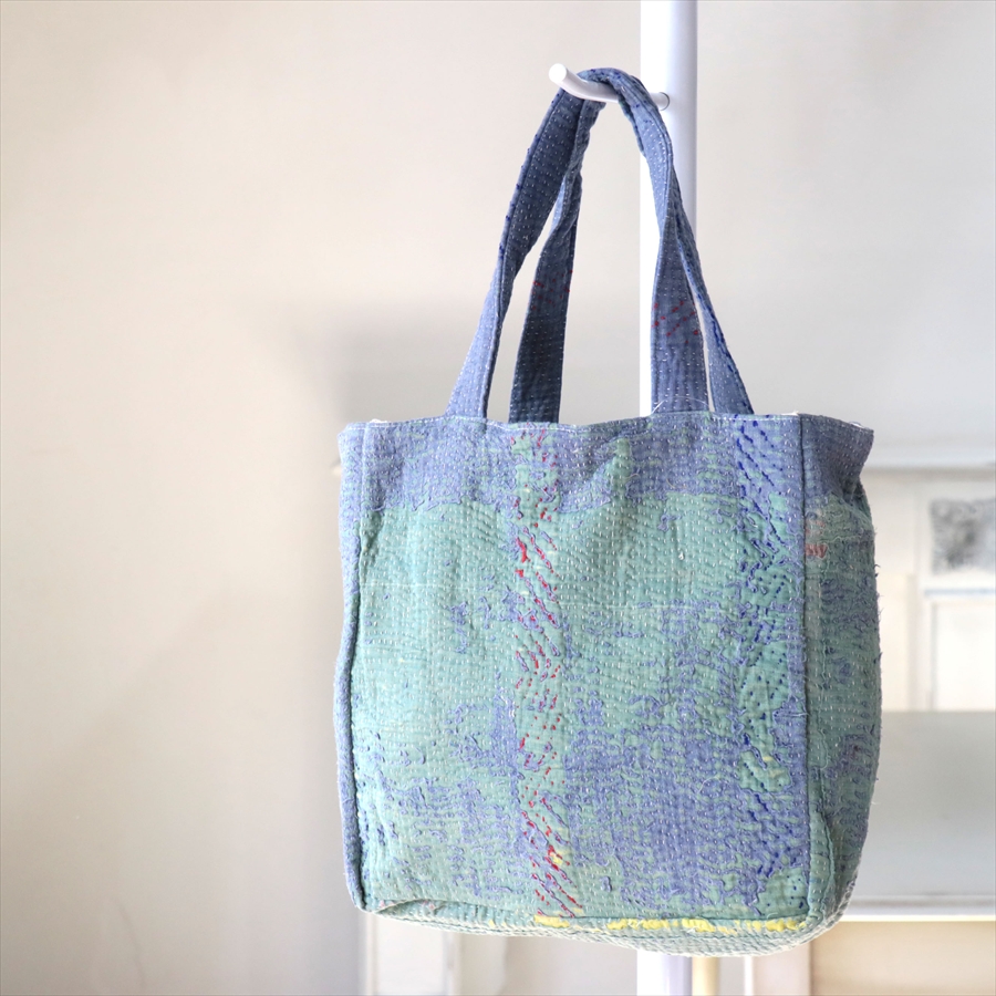 ヴィンテージカンタ　トートバッグ　現品マチ付き　一点もの　カンタ刺繍