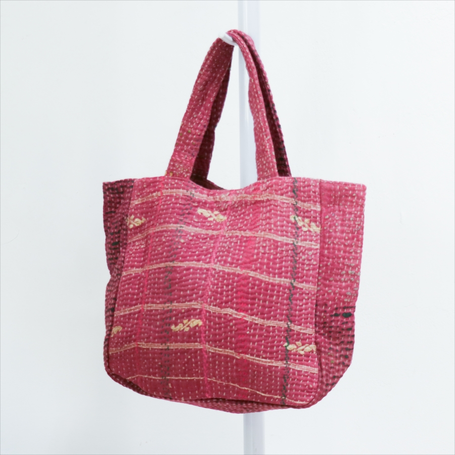 ヴィンテージカンタ　トートバッグ　現品マチ付き　一点もの　カンタ刺繍