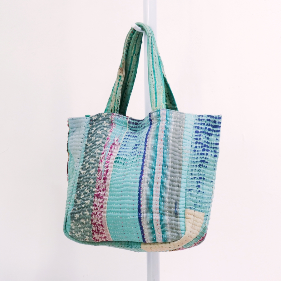 ヴィンテージカンタ　トートバッグ　現品マチ付き　一点もの　カンタ刺繍