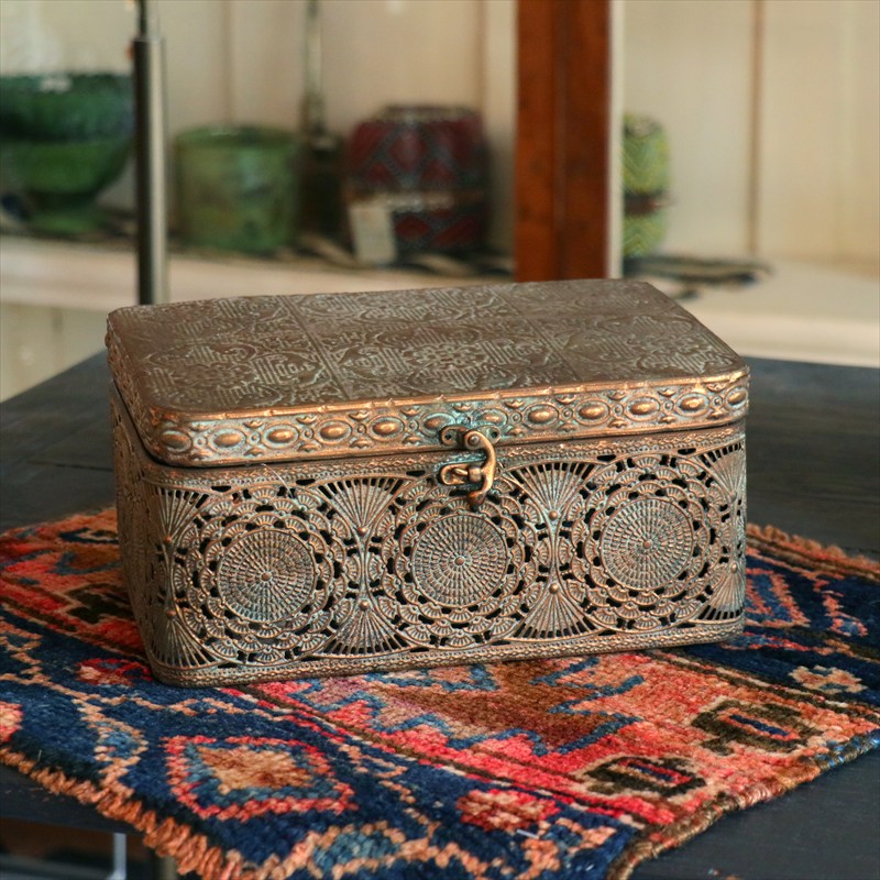 アンクブリキボックス Sサイズ W25.5×H11×D17cm Ankh Tin BOX Ssize