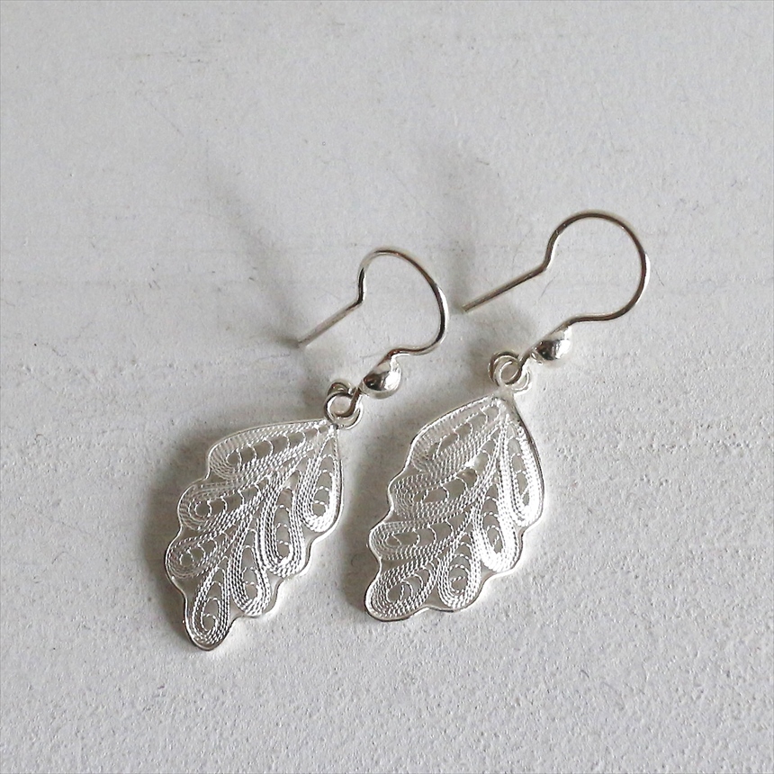 シルバーピアス　シルバー925/トルコハンドメイド テルキャリ  Telkari Siliver earring, Turkish Handmade