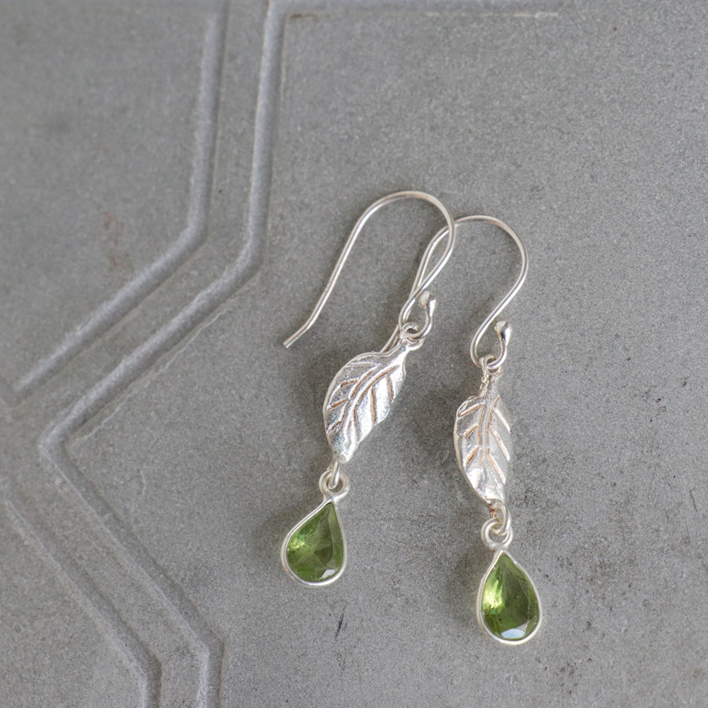 ペリドットシルバーピアス Jaipur ジャイプールジュエリー silver925