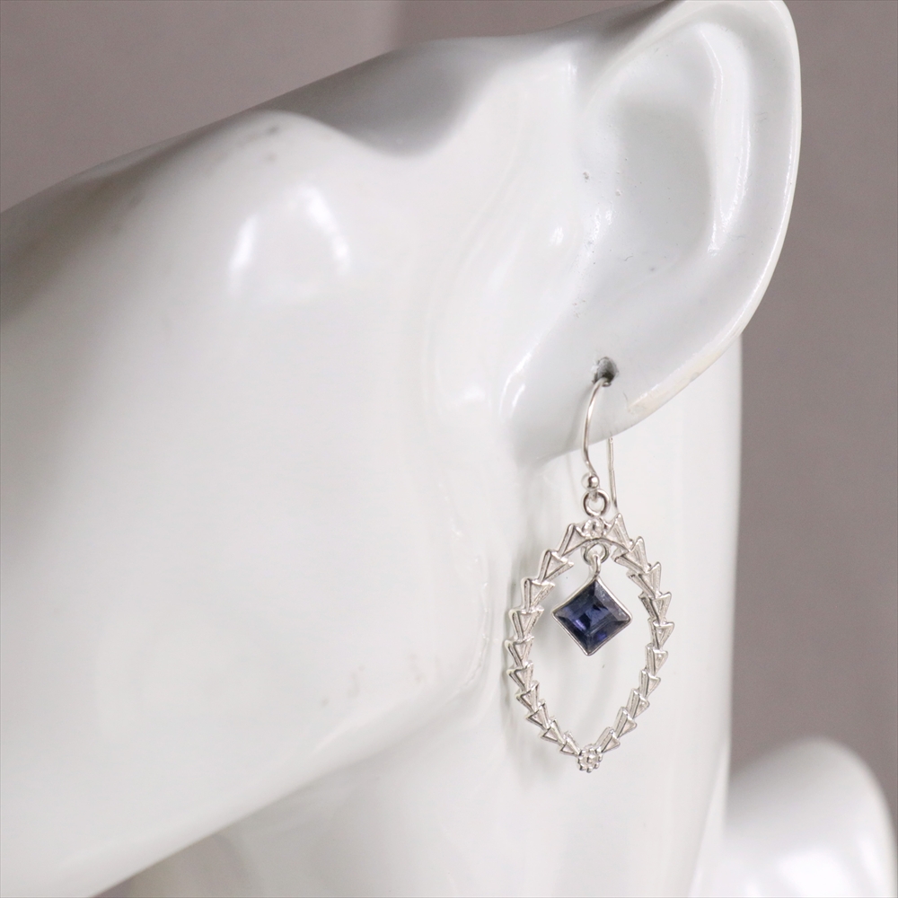 アメジスト シルバーピアス  Jaipur ジャイプールジュエリー silver925