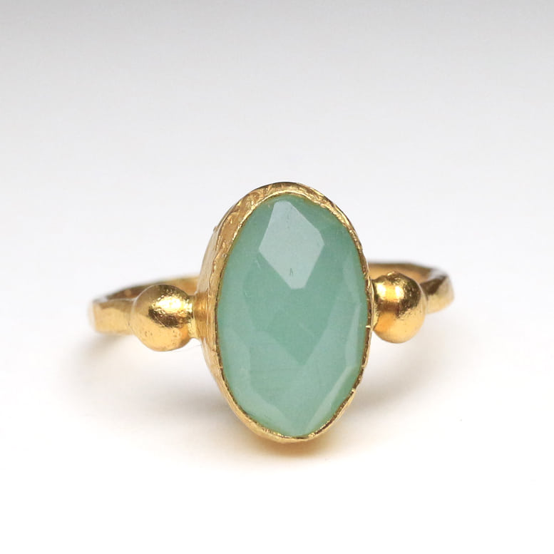 アルサメイア アクアクォーツ　リング 楕円 オーバル　Aqua Quaz Ring