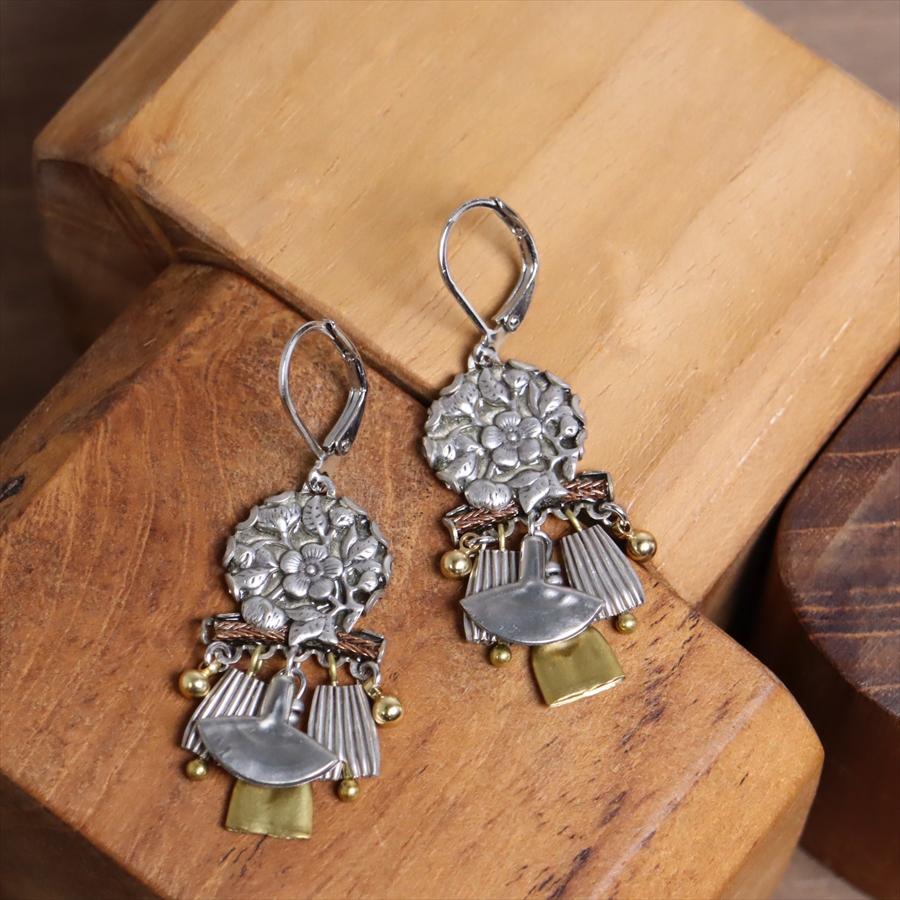 アヤラ・バー　ピアス　インディゴ コレクション Metal Bloom メタルブルーム