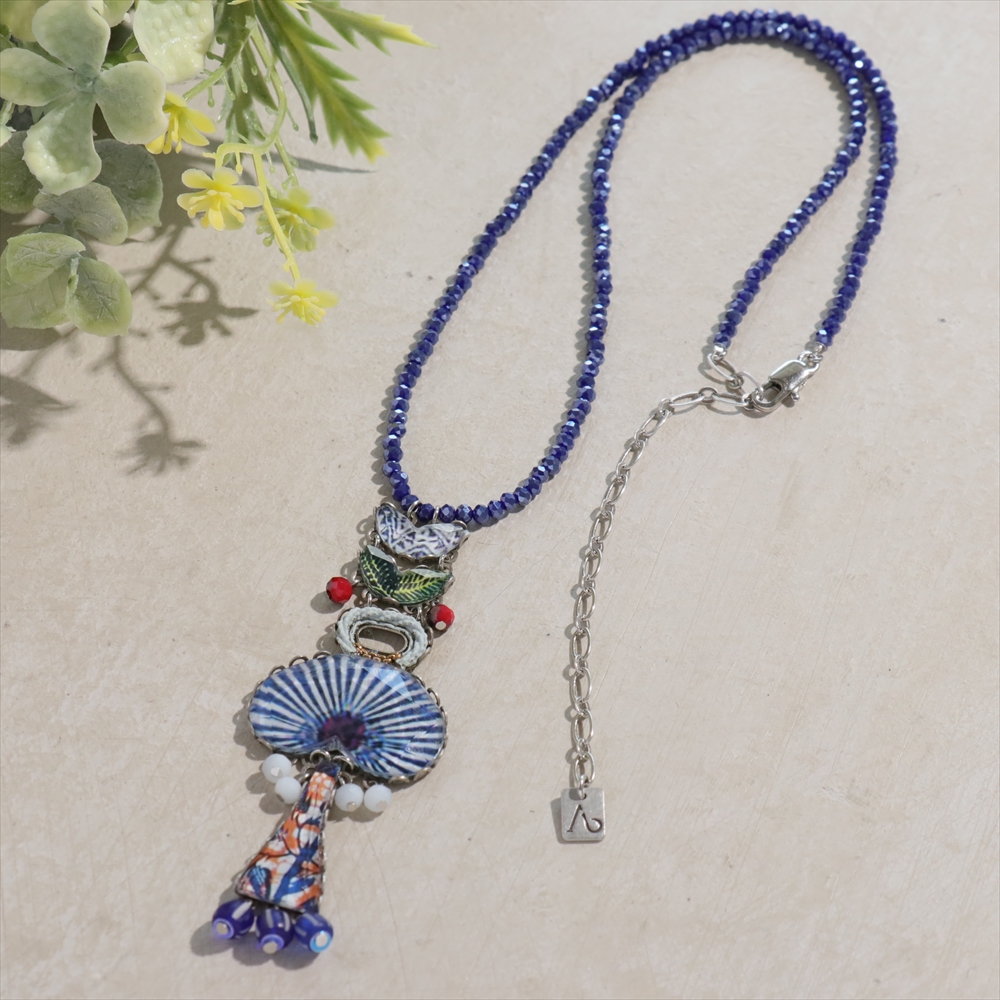 アヤラバー ネックレス ラディアンスコレクション Blue Domes, Ayala Bar Radiance Collection