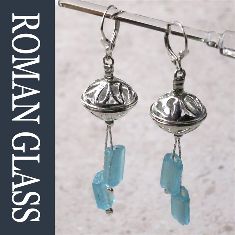 The Roman Glass Company ローマングラスカンパニーガラス＆シルバーピアス