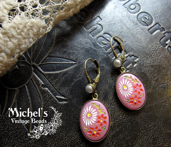 Michel's Vintage Beads Earing ヴィンテージビーズピアス